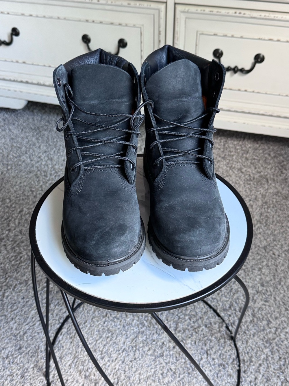 Timberland Black Lace-Up Women's Boots